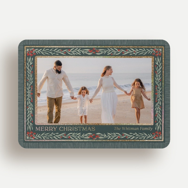 Botanical Vines Holiday Card