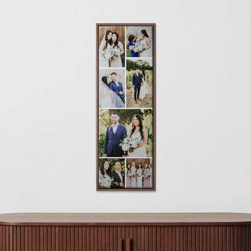 Gallery of Seven Pano 12x36 Multicolor  Canvas Print