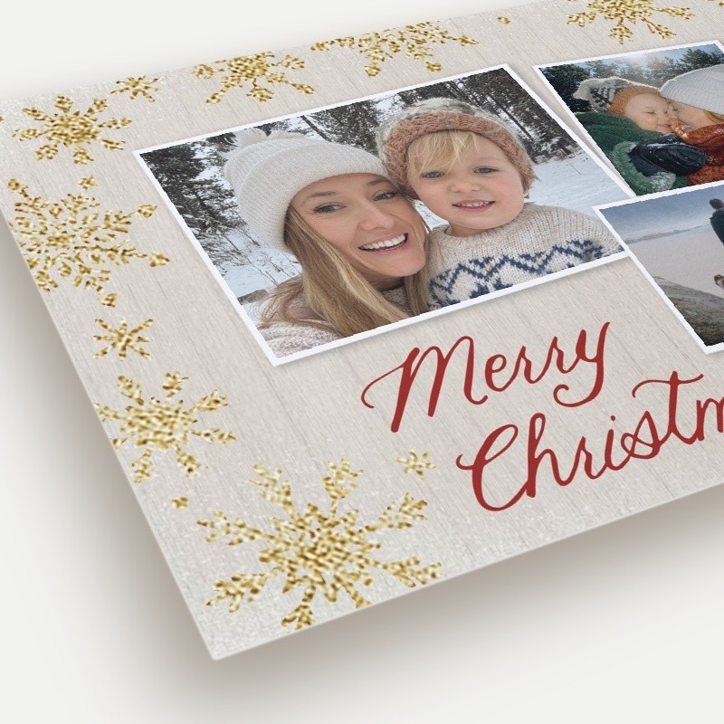 Snowflake Snapshots Holiday Card