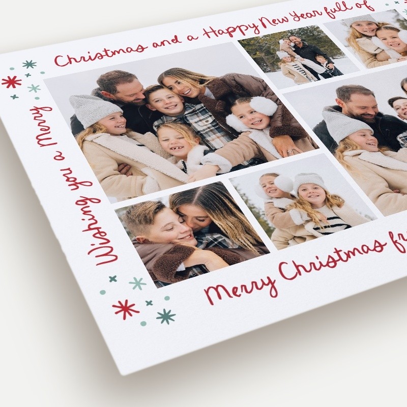 Wrapped Words Holiday Card
