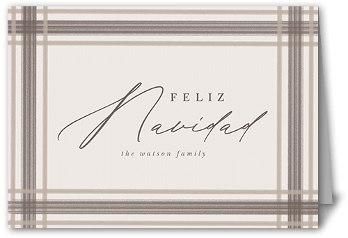 Brushed Plaid Border