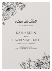 Rustic Sketched Florals