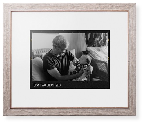 Framed Prints: Film Frame Rustic Modern Frame White Top Mat 16x20 White 1 Photo Shutterfly