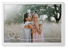 Double Heart Line Art