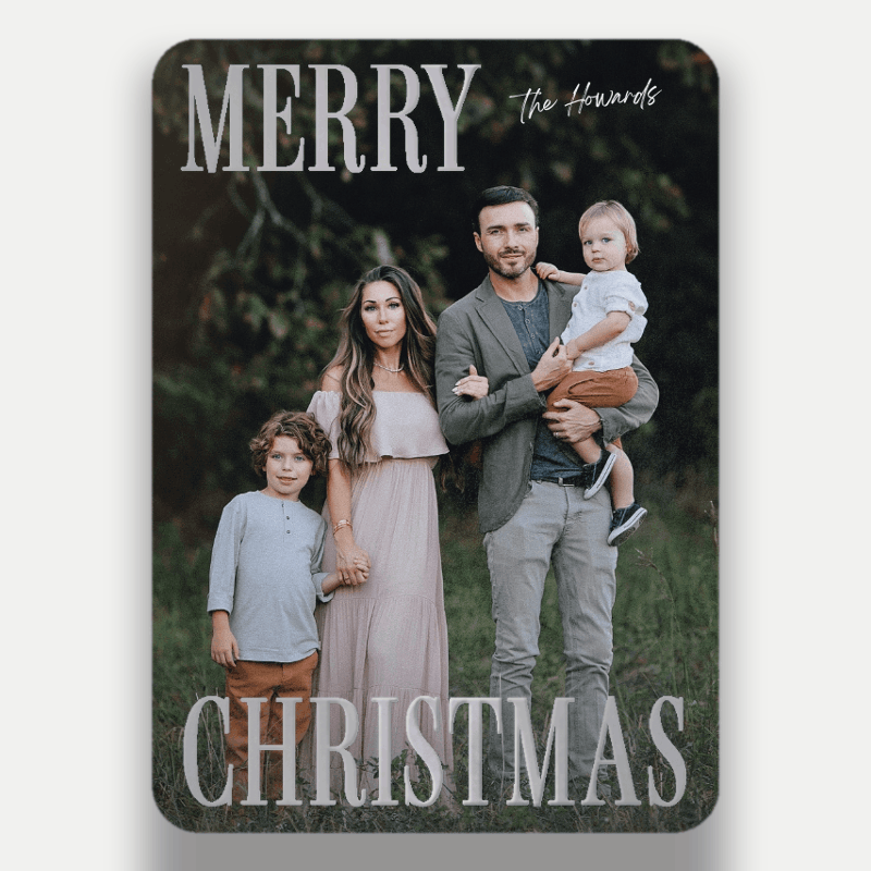 Classic Headline Holiday Card