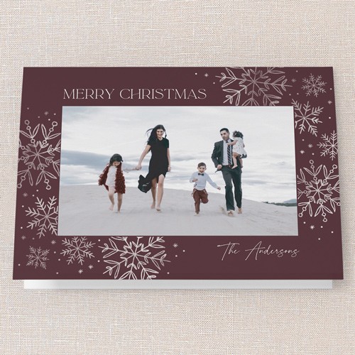 5x7 Folded Christmas Photo Cards