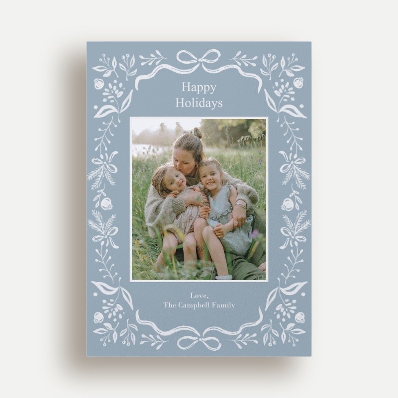 Botanical Storybook Holiday Card