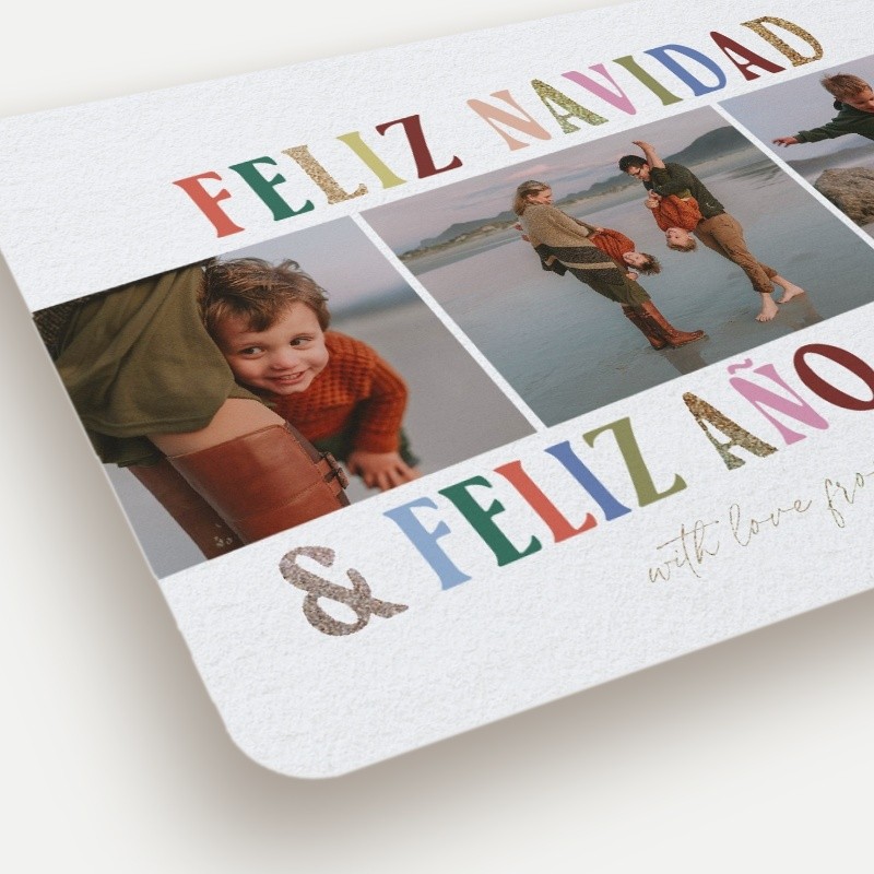 Whimsical Trio Holiday Card