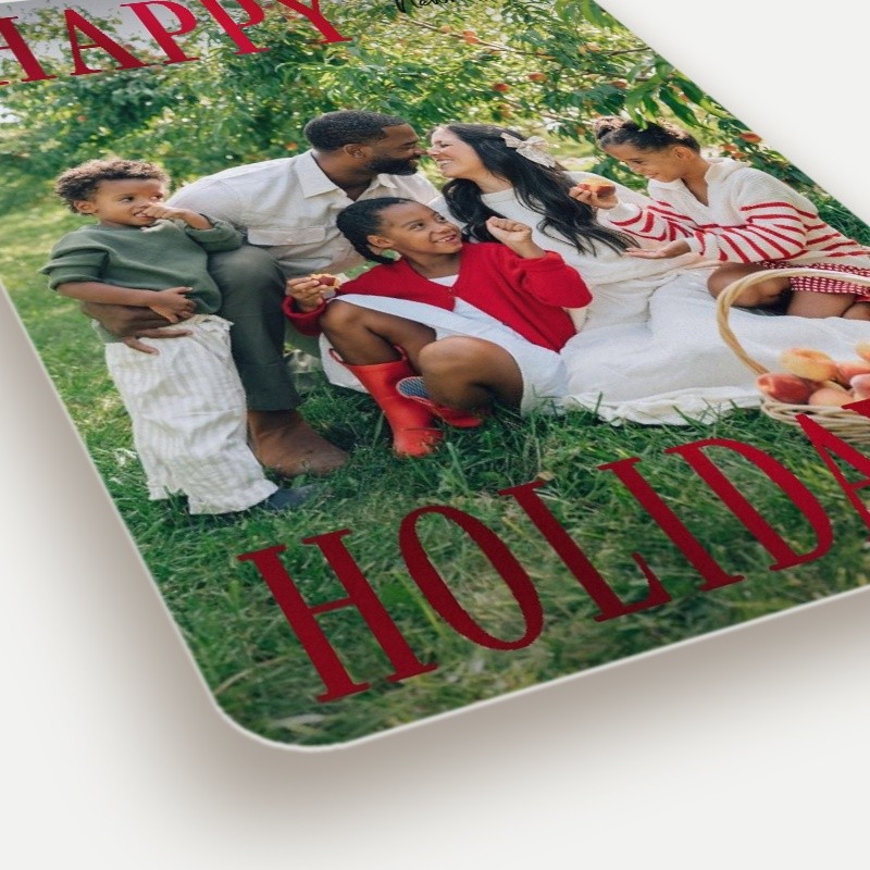 Split Serif Holiday Card
