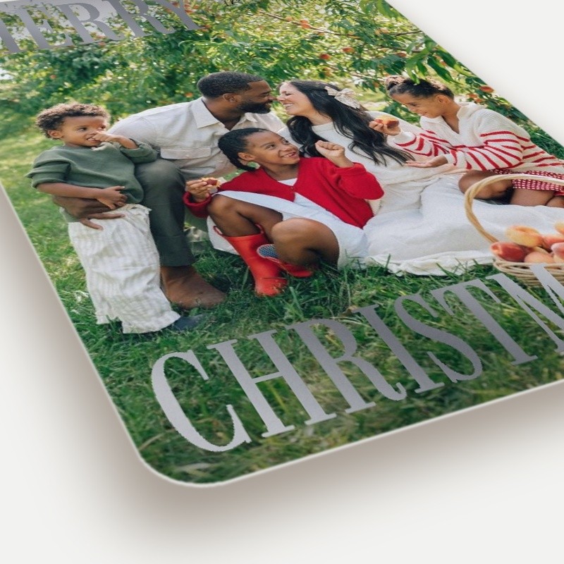 Split Serif Holiday Card
