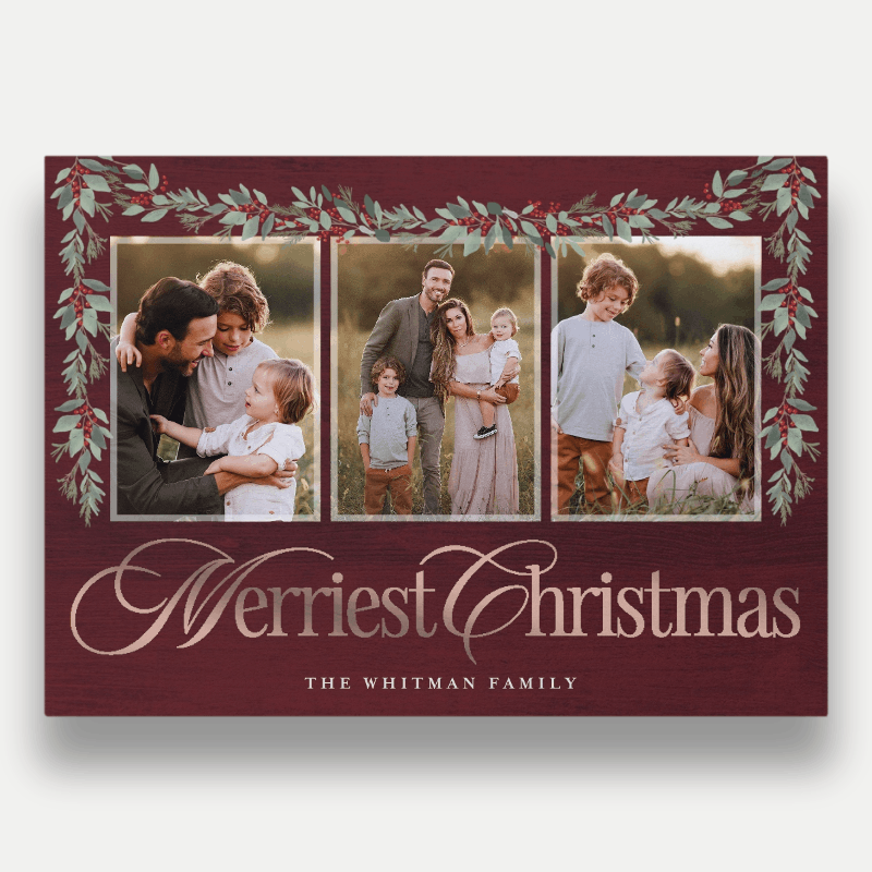 Painted Swag Holiday Card