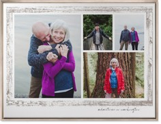 Brushed Border Collage Of Four