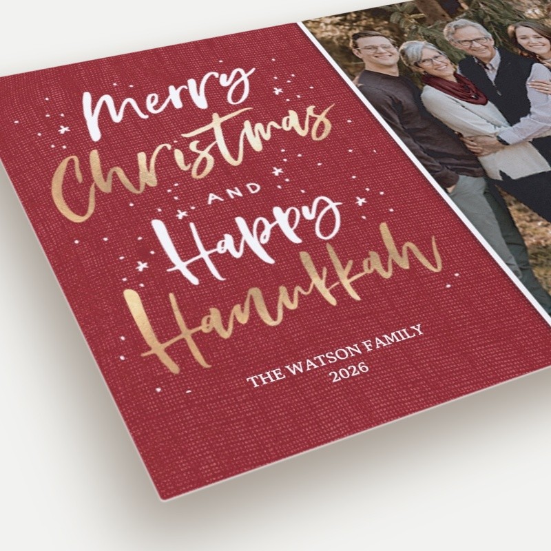 Glad Merry Hanukkah Card