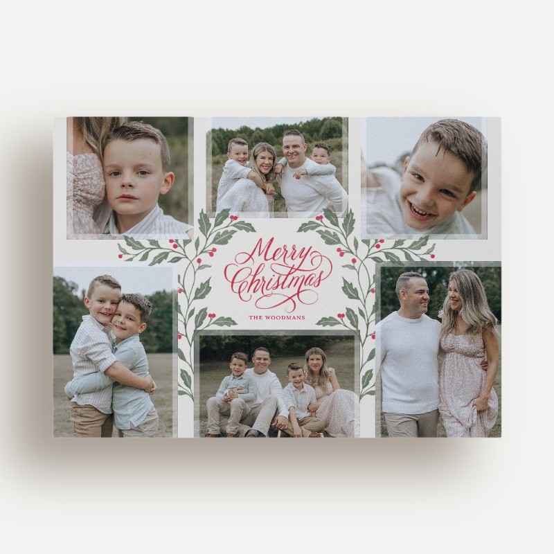 Botanical Collage Holiday Card