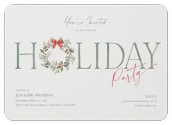Wreath Invitation