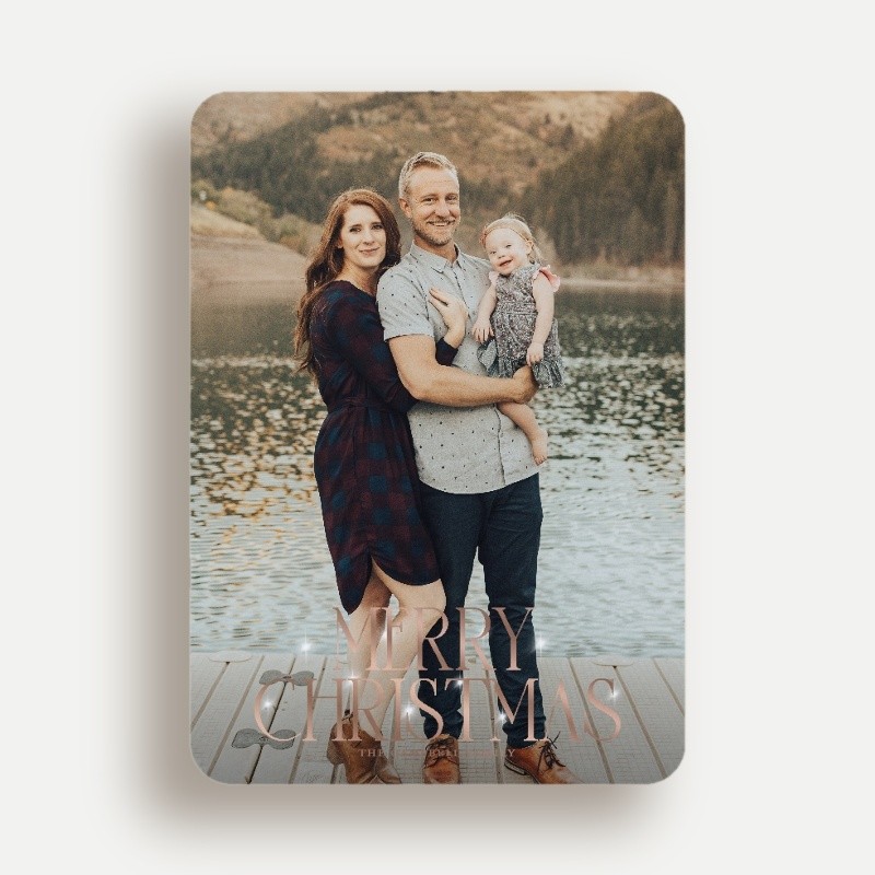 Soft Flare Holiday Card