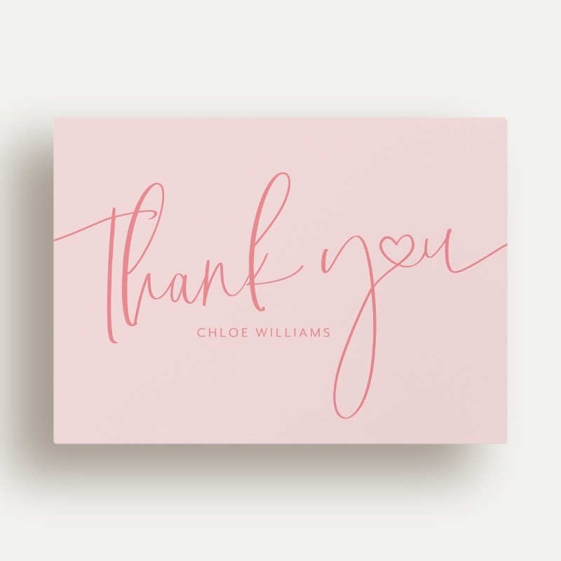 Trendy Baby Thank You Card