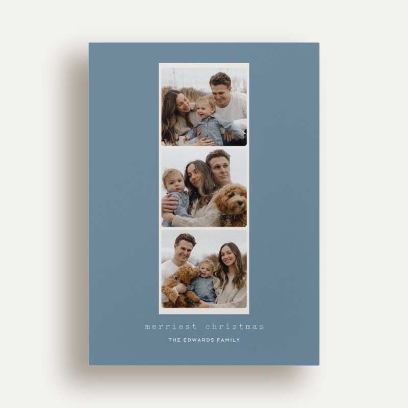 Photo Strip Holiday Card