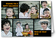 Halloween Wishes 5x7 Folded