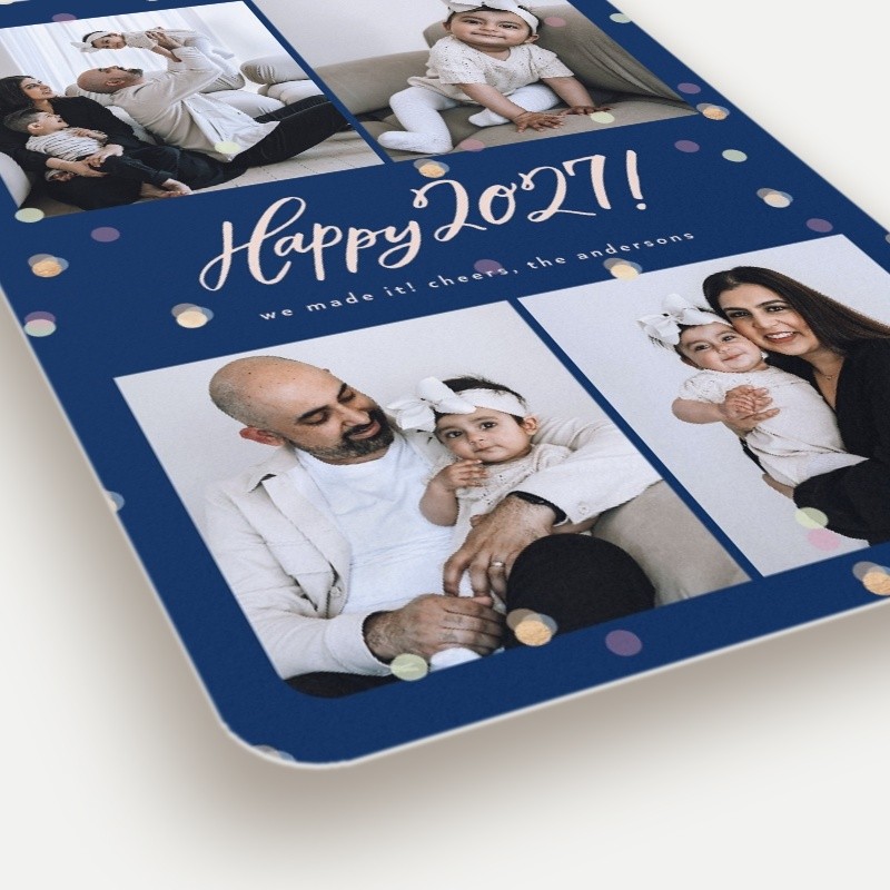 Confetti Moments New Year's Card