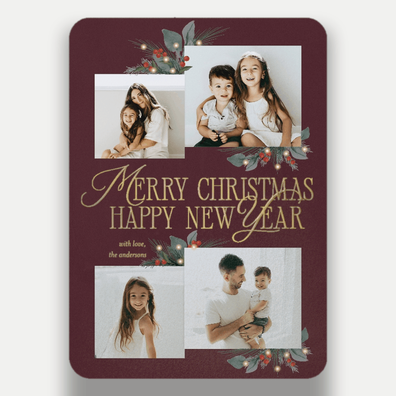 Botanical Sentiment Holiday Card