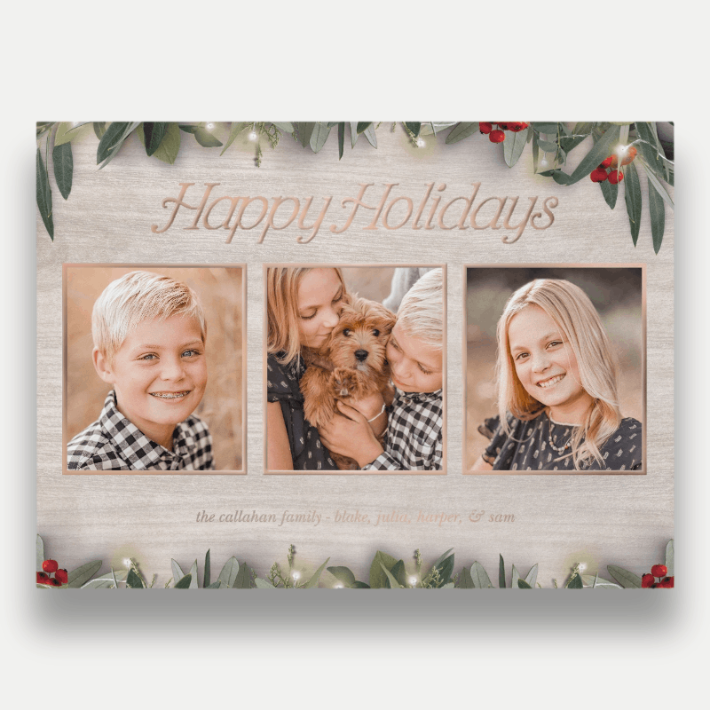 Botanical Trio Holiday Card