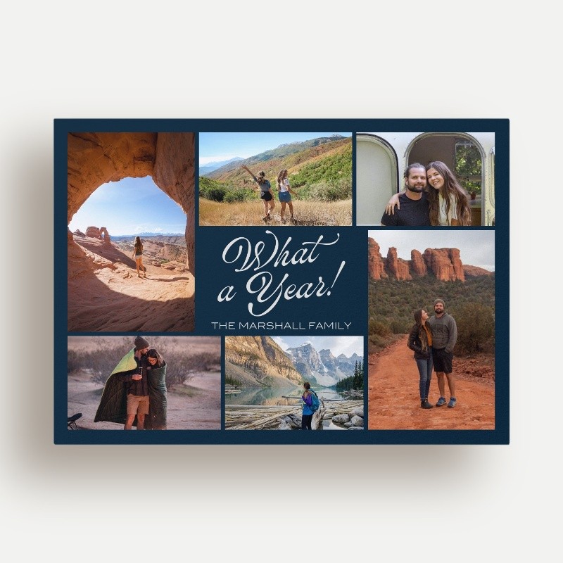 Year Recap New Year's Card