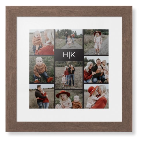 Modern Gallery Monogram of Nine