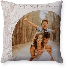 Stenciled Floral Arch