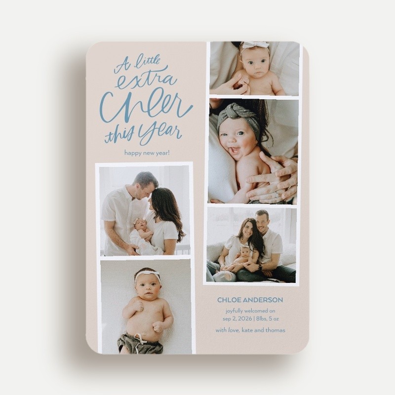 Extra Cheer Script Birth Announcement