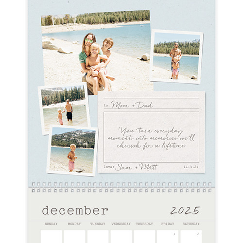 Snapshot Calendar