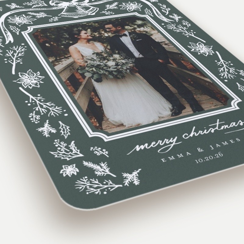 Ornate Bells Holiday Card