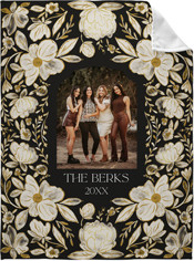 Dark Floral Frame​