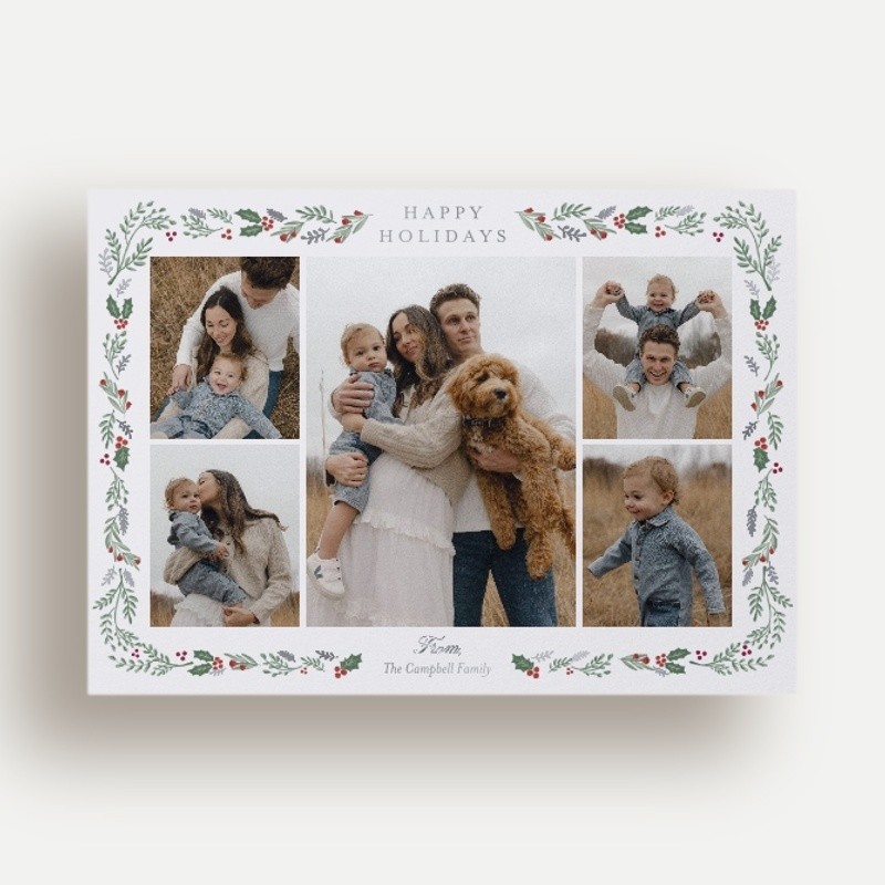 Painted Holly Frame