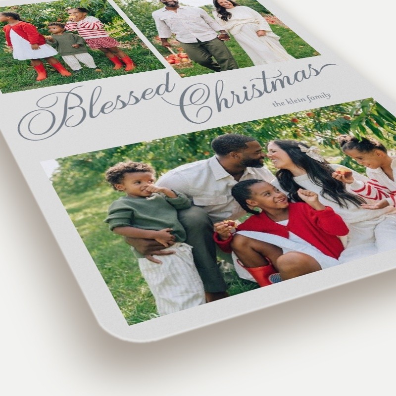 Script Collage Holiday Card