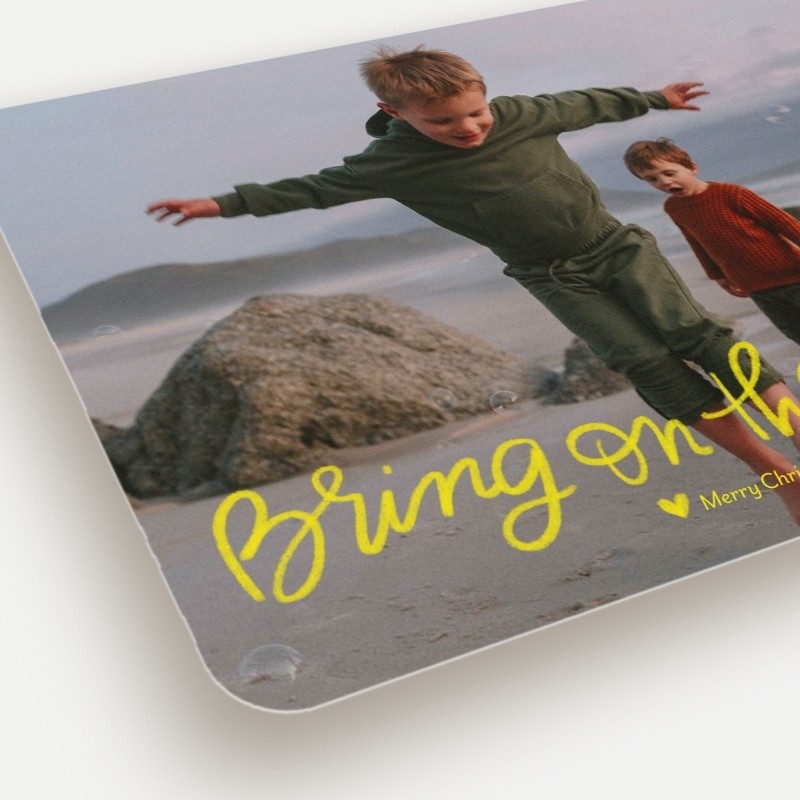 Joyful Script Holiday Card