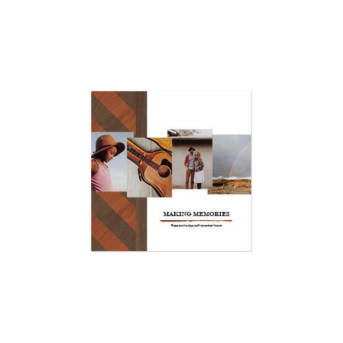 Wood Patterns 12x12 undefined  Wall Calendar