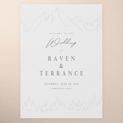Wedding Programs For Spring Brides