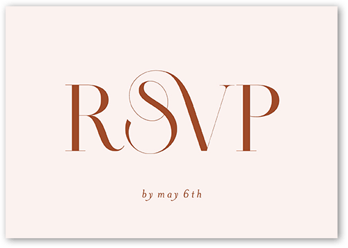 Wedding RSVP Cards For Spring