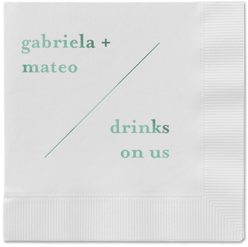 Personalized Rehearsal Dinner Napkins