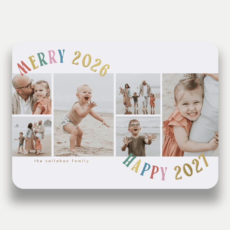 Playful Arch New Year's Card