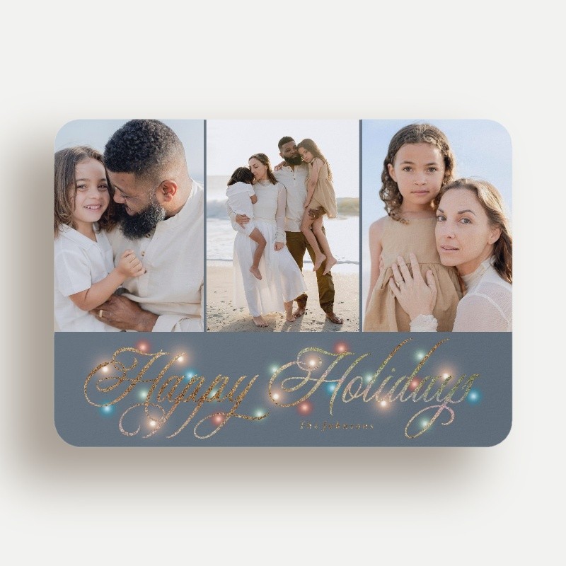 Holiday Cards With Subtle Sparkle