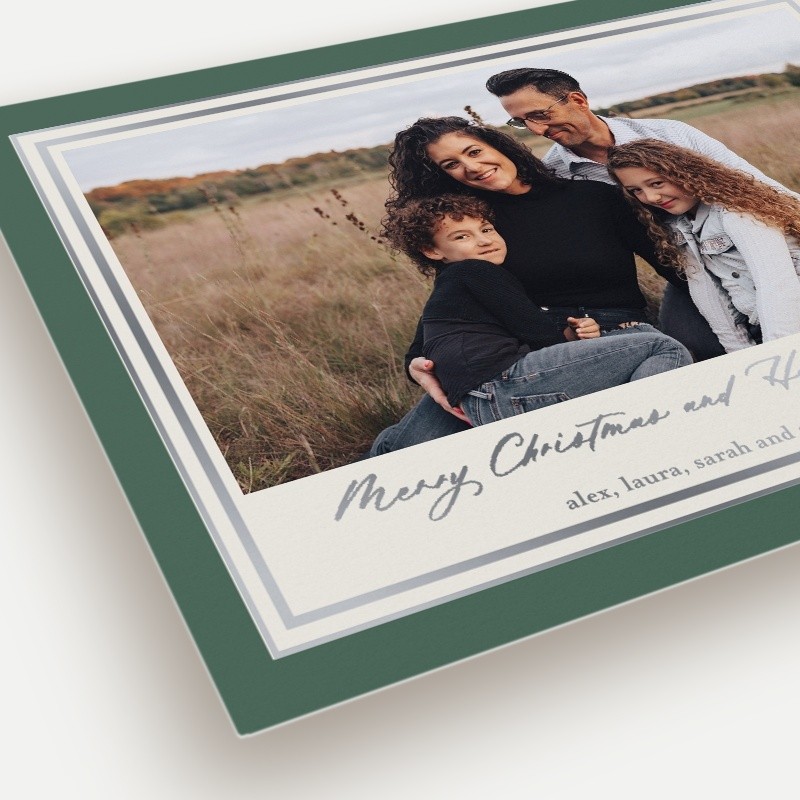 Classic Matted Holiday Card