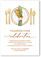 Thanksgiving Setting