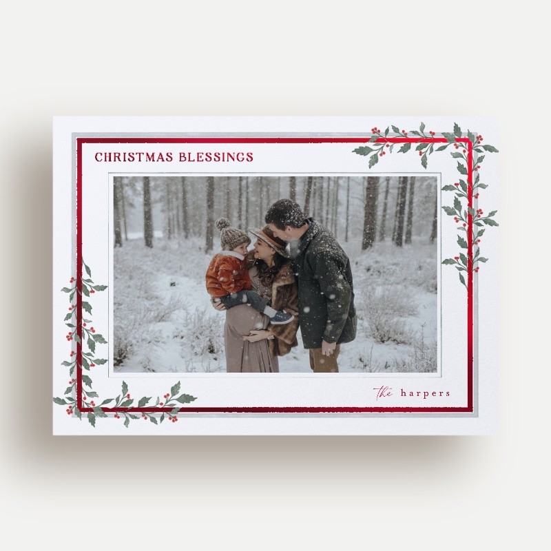 Climbing Vines Holiday Card