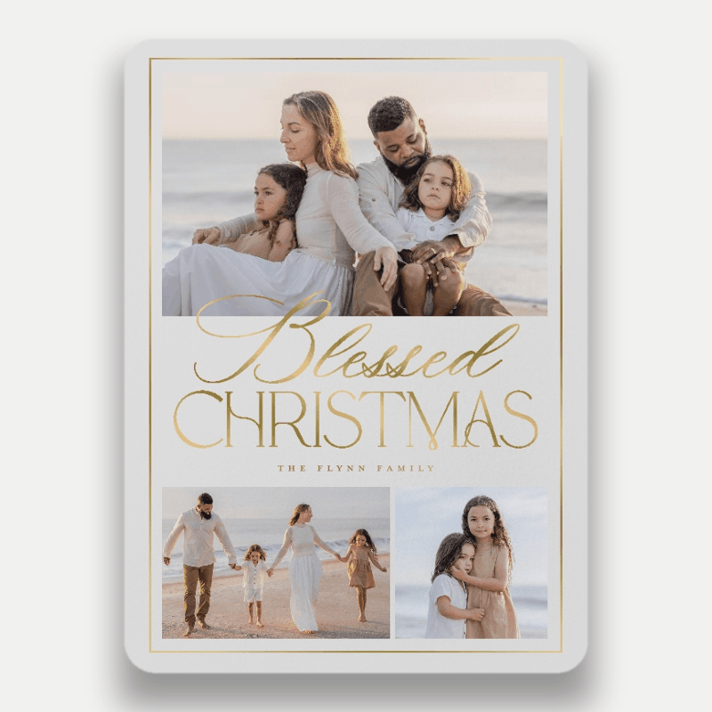 Refined Collage Holiday Card