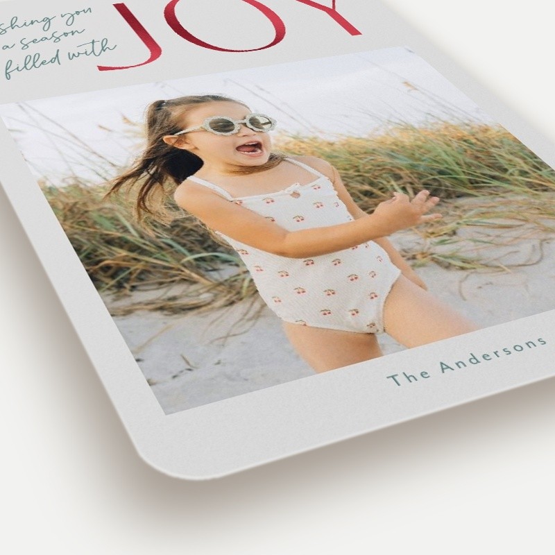 Wishing Joy Holiday Card