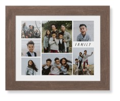 Rustic Picture Gallery Collage Of Seven