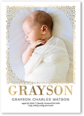 Shimmering Baby Borders