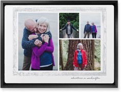 Brushed Border Collage Of Four